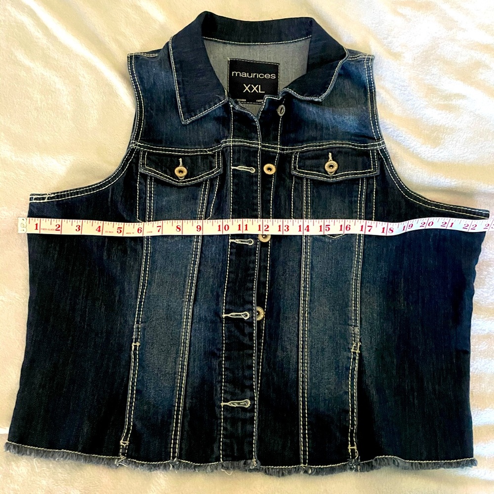 Denim vest